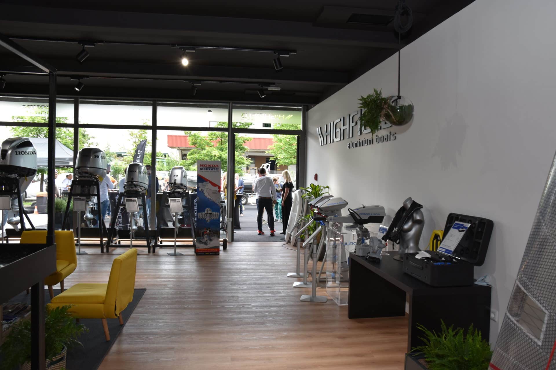 Burin Boats open a new Highfield-Honda showroom in Slovenia…