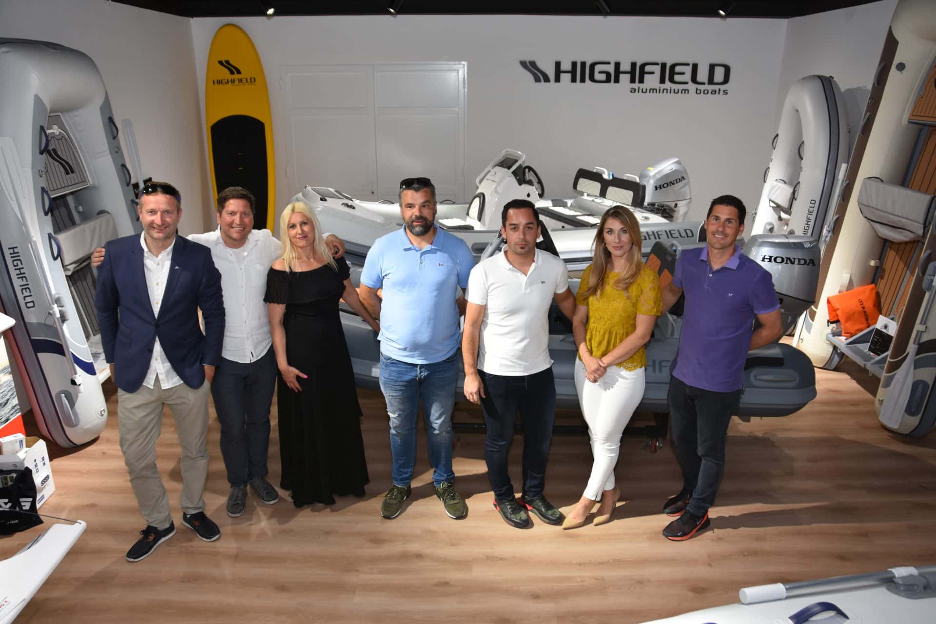 Burin Boats open a new Highfield-Honda showroom in Slovenia…