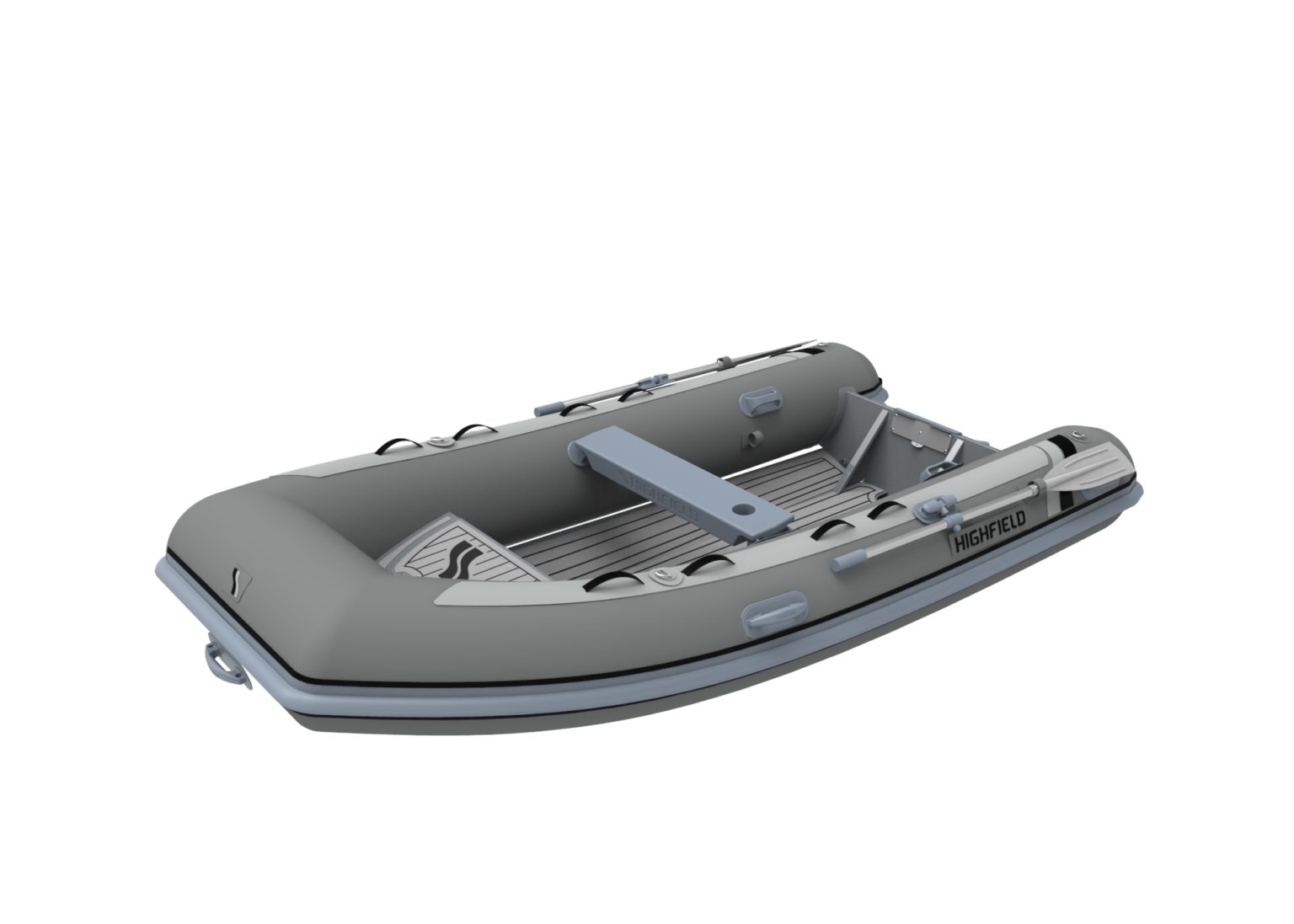 Classic 340 RIB Tender Boat Highfield Aluminum Boats EN